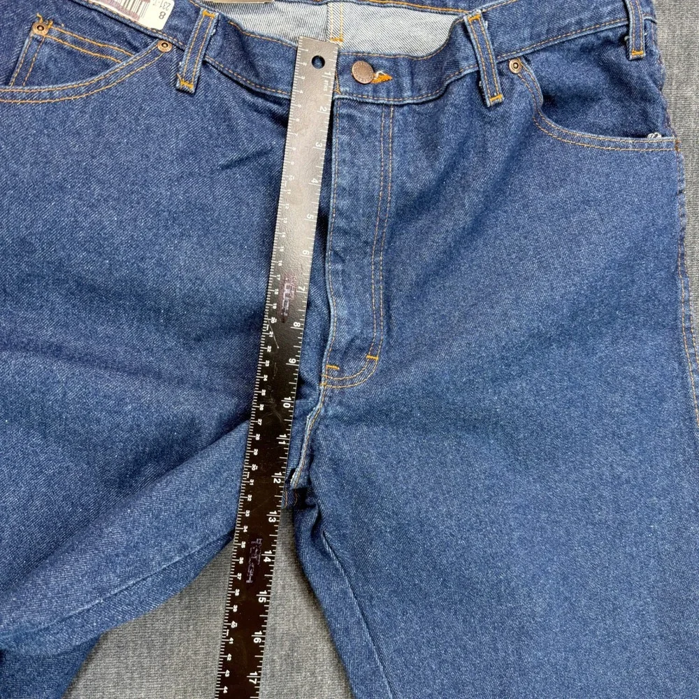 Dickies Jeans Mens 40x36 Blue 100% Cotton Regular Fit Straight Leg C993RNB